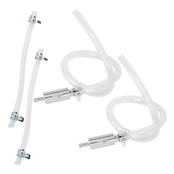 ZEPARO 2 Sets Motorcycle Car Clutch Brake Bleeder Hose One Way Check Valve Tube Bleeding Tool Kit for Clutch Brake