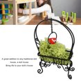 thumbnail image 3 of Dollhouse Standing Bird Swing with Lifelike Features, Premium Materials, Easy Assembly, for Imaginative Play, Metal Structure, 3 of 7