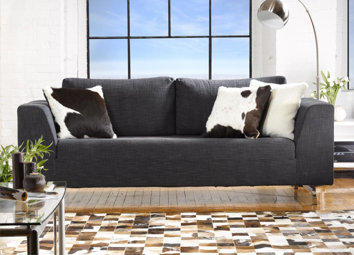 TORINO KOBE COWHIDE PILLOW 18"X18" 2-PACK