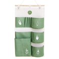 thumbnail image 1 of Jinsinto Hanging Storage Bag, Hanging Organizer, 1 Piece Cloth Hanging Storage, (Green), 1 of 4