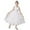 a-White12839, variant on FINALGANG Girls Kids Solid Color Lace Tulle Dress Cap Sleeve Beaded Waistband Floral Lace Trim Princess Party Dress For Party Wear Cute Dress