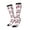 2 Black-1, variant on Women Crew Soft Moisture-wicking Socks Cherry Blossoms Pattern Design Cotton Socks, One Size fit All