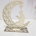 thumbnail image 3 of 2 juegos de decoración de Ramadán Eid Mubarak, decoración de madera de Ramadán, decoración de mesa ligera, regalo de decoración del hogar Mubarak, decoraciones para oraciones de Ramadán, 3 of 5