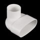 thumbnail image 4 of PVC Agua Tubería 90 Grados Reducción Codo Acoplamiento Accesorio 85x40mm ID Tubo Reductor Conector Adaptador Blanco Paquete de 1, 4 of 4