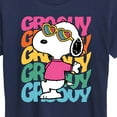 thumbnail image 3 of Peanuts - Groovy Stacked - Women's Short Sleeve Graphic T-Shirt, 3 of 6