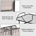thumbnail image 6 of Gymax Folding Bed with Mattress Portable Rollaway Guest Cot Memory Foam Made in Italy Beige, 6 of 10