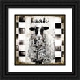thumbnail image 1 of Sophie 6 26x26 Black Ornate Wood Framed with Double Matting Museum Art Print Titled - Farm Family Sheep, 1 of 4