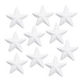 thumbnail image 2 of 30 piezas de adornos creativos con forma de estrella de 8 x 8 cm, manualidades para manualidades, decoración para fiestas navideñas (blanco), 2 of 3