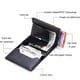 thumbnail image 2 of ZHAOCHENG Cartera con protección RFID y NFC de carbono para 6 tarjetas, color negro, talla única, 2 of 5