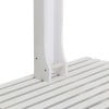 thumbnail image 4 of vidaXL 1 Piece White Solid Fir Wood Outdoor Garden Shower with Chassis Board Stainless Steel, 4 of 7