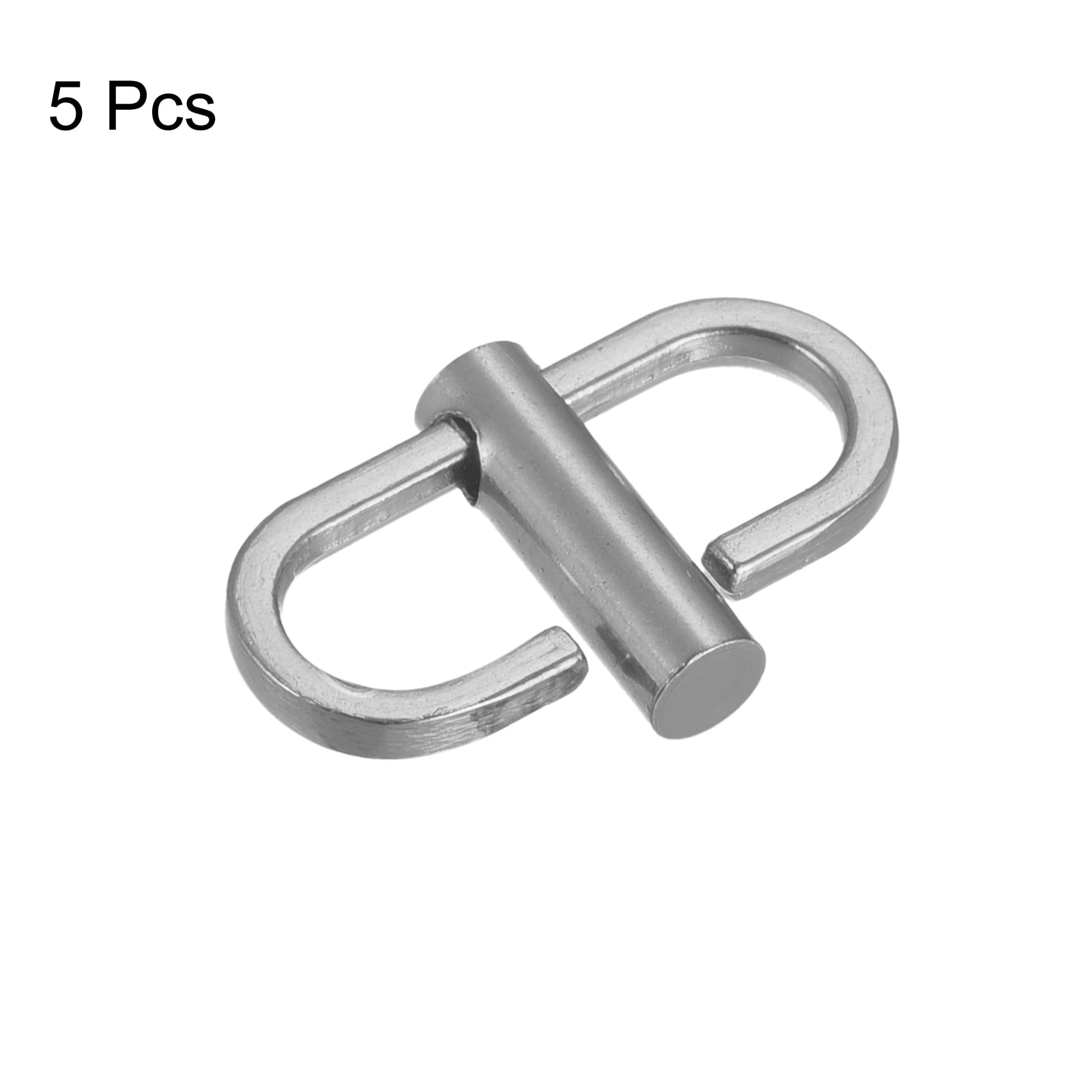 Uxcell Adjustable Metal Buckles for Chain Strap, 5Pack 22x10mm Chain  Shortener, Silver 