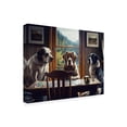 thumbnail image 2 of Canvas Wall Art - Sasha 'Dogs I' Wall Art for Living Room, Bedroom, or Office Décor by Trademark Fine Art - 32 x 24 Inches, 2 of 4