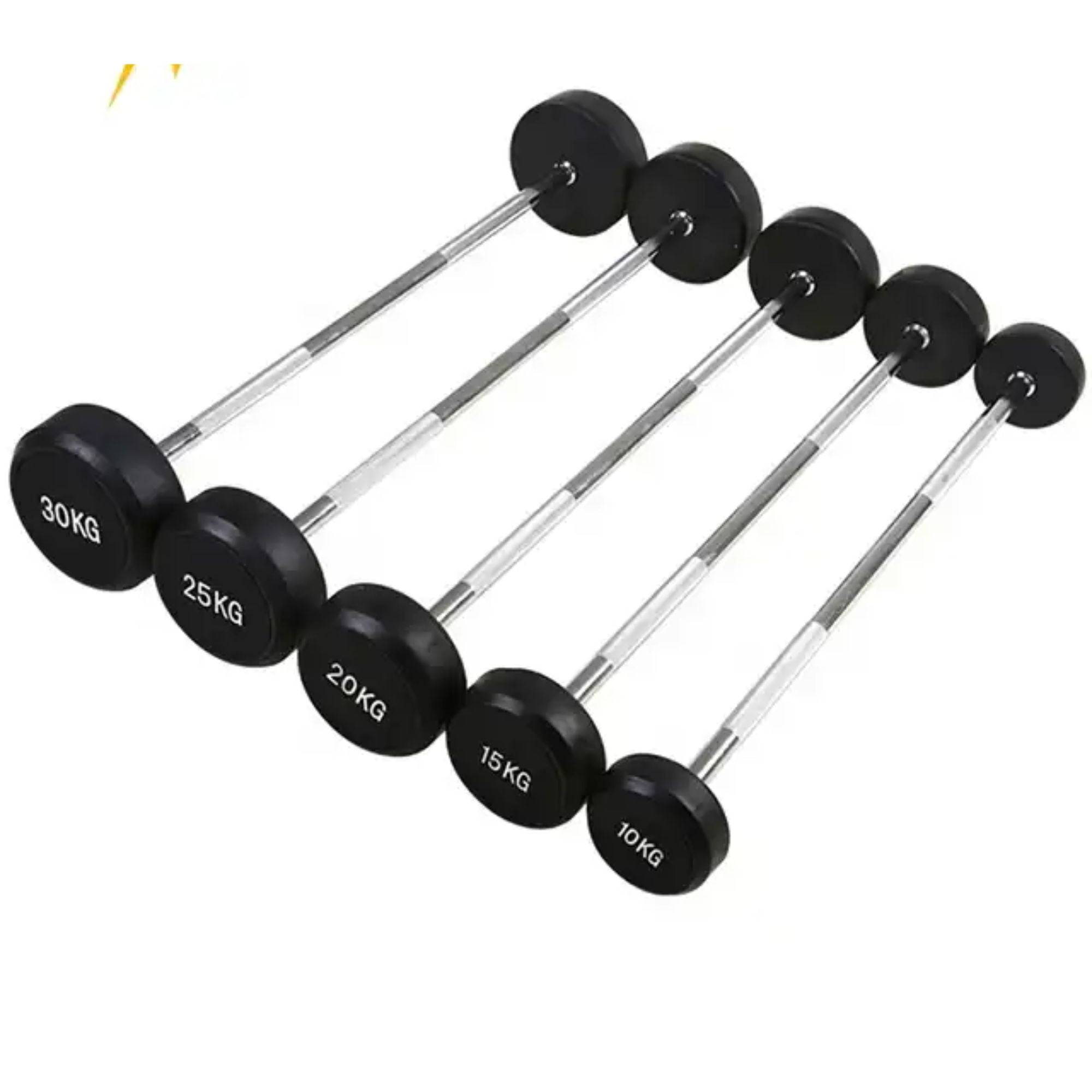 Fixed weight barbell set hotsell