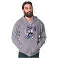 thumbnail image 4 of Popeye Cool Hustle For the Muscle Zip Hoodie Sweatshirt Men Brisco Brands S, 4 of 6