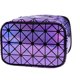 thumbnail image 3 of Bolsa de maquillaje láser 3D, bolsa de almacenamiento de viaje, bolsa de aseo impermeable de gran capacidad, 3 of 4