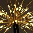 thumbnail image 2 of Luz Solar Luces solares de fuegos artificiales para exteriores lámpara de diente de, 2 of 7