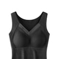 thumbnail image 4 of Hurxie Women's Tank Tops Sleeveless Underwear Camisole Base with Built in Bra,1 Piece Black ,M, 4 of 4