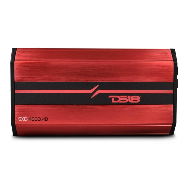 Amplificador de coche DS18 SXE-4000.4D/RD Estéreo de Gama Completa Clase D