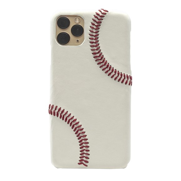Funda de piel de béisbol Mcmadley para iPhone 11 Pro