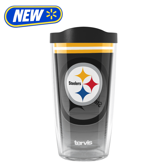 Tervis Classic Tritan NFL® Pittsburgh Steelers - Forever Fan | 16oz Classic Tumbler with Travel Lid