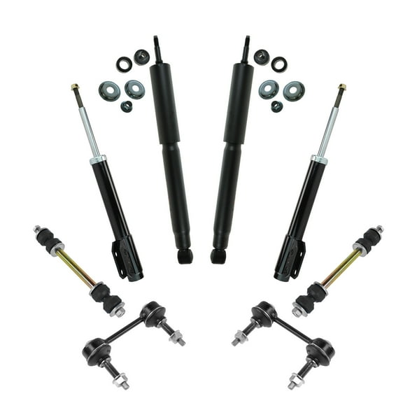 TRQ Front Rear Strut Assembly Shock Absorber Sway Bar Link 8pc Kit for Mustang SKA31228 Fits select: 2002 ,2003-2004 FORD MUSTANG