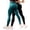 Blackish Green, variant on Women's High Waist Hip Lifting Fitness Pants, Tight Fit Peach Hip Yoga Pants 2pc Set