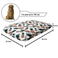 thumbnail image 2 of Contemporary Pet Bed, Pineapples with Colorful Triangles Hipster and Geometric Tropical Fruit Design, Resistant Pad for Dogs and Cats Cushion with Removable Cover, 24" x 39", Multicolor, by Ambesonne, 2 of 4