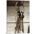 thumbnail image 1 of ARTCANVAS Old Keys Home decor Canvas Art Print - Size: 18" x 12" (0.75" Deep), 1 of 9