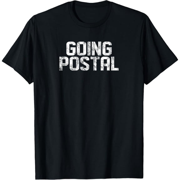 Mailman Going Postal Funny Post Office T-Shirt100% cotton short-sleeved shirt for both men and women
