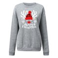 thumbnail image 4 of Sudaderas de Cuello Redondo de Navidad Para Mujer Moda Casual Manga Larga Impreso Ladies Tops Odeerbi  ODB205977, 4 of 4