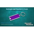 thumbnail image 2 of 10 Flashlight Keychains Pack - Rectangle, Plastic - Purple, 2 of 5