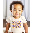 thumbnail image 2 of Trendy Vikings Sports Fan Shirt for Women, Teens & Kids Purple Team Pride Girly Outfit for Baby Natural Bodysuit 6 Months, 2 of 4
