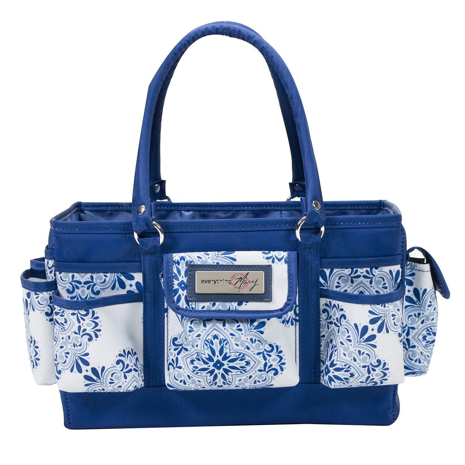 Everything Mary Blue Deluxe Store and Tote - Storage Craft Bag