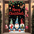 thumbnail image 4 of Decorative Design Winter Wishes Snowman Banner for Holiday Season Indoor Decoration Party Background, 4 of 9
