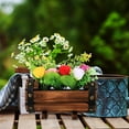 thumbnail image 2 of Set of 2 Simulation Flowers with Pot Artificial Plants Outdoor Floral Vase, 2 of 8