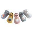 thumbnail image 4 of Calcetines antideslizantes para bebés y niños pequeños Calcetines de piso de dibujos animados lindos para niñas 5 pares 8-36 meses Bebé BANYUO Electrónica, 4 of 5