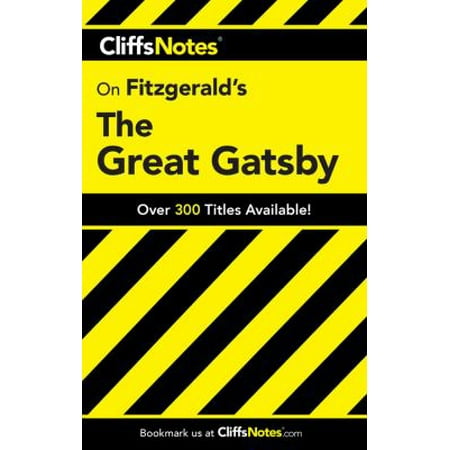 Cliffsnotes Fitzgerald's the Great Gatsby