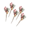 thumbnail image 2 of ramo de de bayas artificiales de Navidad con simulación de cuerda Selecciones es para vacaciones Guirnalda de Navidad Regalos para perfecl Selecciones florales, 2 of 8