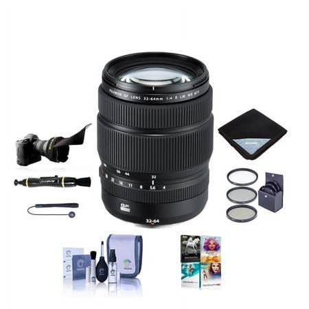 UPC: 0192223097704 | GF 32-64mm f/4 R LM WR Lens  Bundle with ProOptic 77mm Filter Kit  Flex Lens Shade  Lens Wrap  LensPen Cleaner  Lens Cap Leash  Cleaning Kit  PC Software Kit
