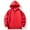 Red, variant on fatyb Kids Full Zip Hoodies for Boys Girls Long Sleeve Hooded Sweatshirts Lightweight Casual Outwear