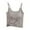 Dark Gray, variant on Women's Summer Sleeveless Cute Cami Pajama Top - Soft Sleep Tee for Lounge & Nightwear, Breathable