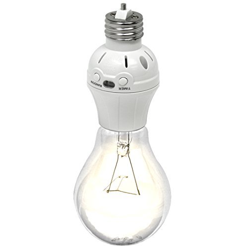 LED Concepts Motion and Dusk to Dawn Sensor Activated Light Bulb Socket