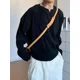 thumbnail image 3 of Tops lisos y holgados para hombre, ropa unicolor, talla grande, camisetas para hombre, cuello en V, talla grande, estilo Harajuku, moda, manga larga, Y2k, alta calidad, tallas S, 3 of 4