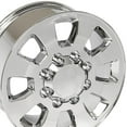 thumbnail image 2 of OE Wheels CV75 18 Inch Rims Fit Sierra 2500/3500 Style 8x165.1 18x8 Chrome - Hollander 5501 (Set of 4), 2 of 5