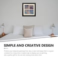 thumbnail image 2 of OULII 1Pcs Cadre Photo Noir Mdf Design Moderne Simple pour Décoration Maison Bureau, 2 of 4