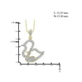 thumbnail image 2 of JewelersClub Diamond Duck Necklace Halloween Jewelry – Accent White Diamond Halloween Necklace – 14K Gold Plated Rope Chain with Duck Pendant – Witchy Jewelry for Women by JewelersClub, 2 of 4