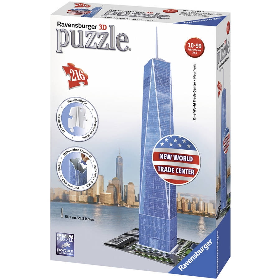 Ravensburger One World Trade Center NY 216 Piece 3D Jigsaw Puzzle BRAND NEW NYC 