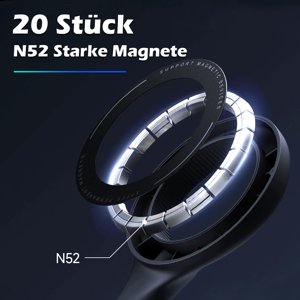 Relayinert Support de téléphone magnétique Porte-téléphone sans mains pour support de voiture Support de téléphones de voiture