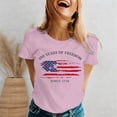 thumbnail image 2 of Women'S Casual Graphic Print Anniversary Lettering Short Sleeve T-Shirt For Everyday Wear Comfortable Relaxed Fit Top, 2 of 4