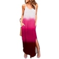thumbnail image 1 of SMihono Robes d'Été Bohémiennes pour Femmes Grande Taille Mode Décontractée Col en V Imprimé Robes d'Été Sans Manches Robe Pull, 1 of 6